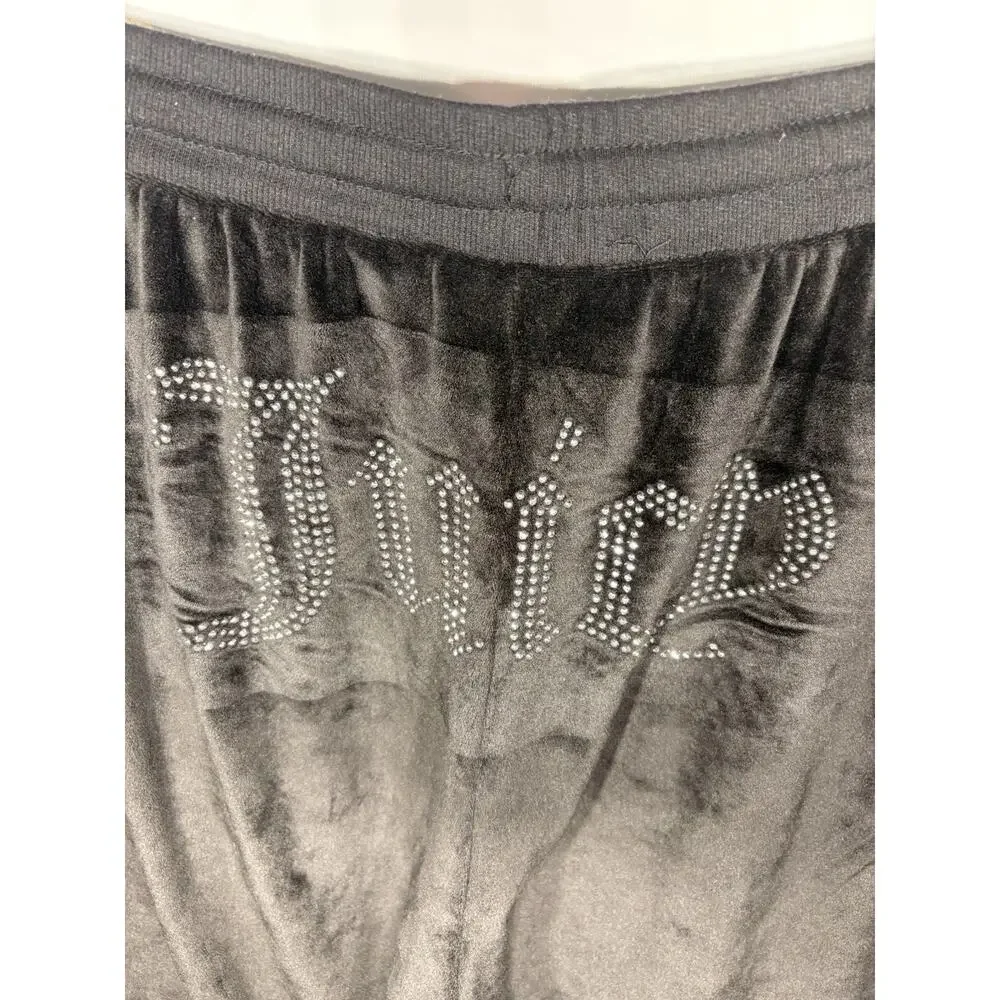 Juicy Couture Velour Sleepwear Pants Women’s Size XL Black